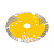 картинка Диск алмазный отрезной Turbo сегментный с защитными секторами,  125х22,2x10мм KRANZ от магазина Сантехстрой