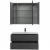 картинка Комплект мебели Aquanet для ванной 241397 Серый от магазина Сантехстрой