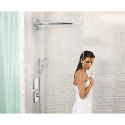 картинка Верхний душ HG Rainmaker Select 580 586x258мм, настенный, 3jet (Rain, Rainflow Waterfall, MonoRain), цвет: белый/хром от магазина Сантехстрой