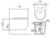 картинка AQ1106-00 ЕВРОПА Унитаз подвесной безободковый 490*360*250мм, тонкое сиденье с механизмом плавного закрывания, крепеж от магазина Сантехстрой
