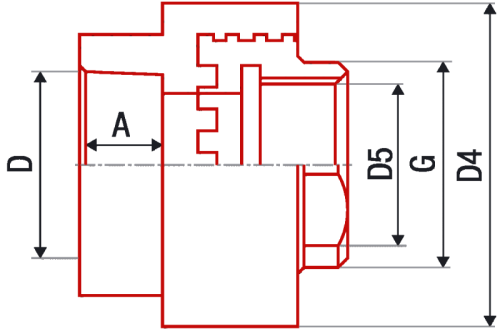картинка Муфта переходная с внутренней резьбой AlcaPipe PPR MTfem 20x1/2" (AB217020012) от магазина Сантехстрой