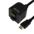картинка Переходник штекер HDMI - 2 гнезда HDMI с проводом,  черный REXANT от магазина Сантехстрой