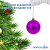 картинка Набор ёлочных шаров Winter Glade, пластик, 6 см, 12 шт, фиолетовый микс от магазина Сантехстрой