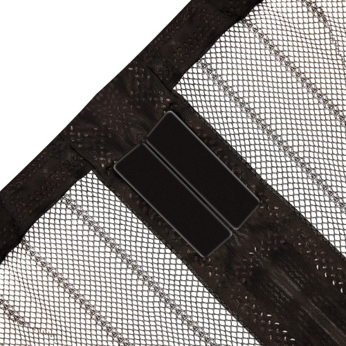 картинка Дверная антимоскитная сетка 210х100см,  с магнитами по всей длине,  черная REXANT от магазина Сантехстрой