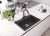 картинка Кухонная мойка Polygran Argo-760 черный 575882 от магазина Сантехстрой