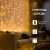 картинка Гирлянда Светодиодный Дождь 1,5х1,5 м,  свечение с динамикой,  прозрачный провод,  230 В,  диоды цвет теплый белый от магазина Сантехстрой