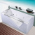 картинка Акриловая ванна Orans 75x170 L 65108l0 с гидромассажем от магазина Сантехстрой