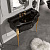 картинка KERASAN Retro, раковина 100*54,5см с 1 отв., цвет: черный блестящий от магазина Сантехстрой