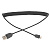 картинка USB кабель универсальный microUSB шнур витой 1 м черный REXANT от магазина Сантехстрой