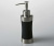 картинка Дозатор жидкого мыла WasserKRAFT Wern K-7599 Хром Черный от магазина Сантехстрой