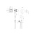 картинка Набор с гигиеническим душем (смеситель + гигиеническая лейка + шланг + шланговое подсоединение с держателем) AQUATEK БЕТТА, матовый черный, AQ1119MB от магазина Сантехстрой