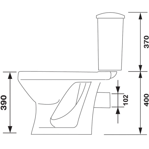 картинка Унитаз-компакт Суперкомпакт декор Одуванчик А Стандарт, сиденье полипропилен (44901110122) от магазина Сантехстрой