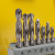 картинка Набор сверл по металлу,  2-8мм (через 0,5мм), HSS,  цилиндрический хвостовик,  металлический кейс,  13 шт.  KRANZ от магазина Сантехстрой