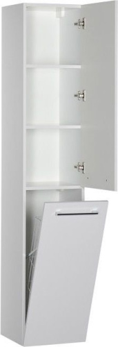 картинка Шкаф-пенал для ванной De Aqua Тока 1БК 35 R белый от магазина Сантехстрой