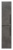 картинка Шкаф-пенал Misty Rock-35 35х165 см, подвесной, левый, бетон темно-серый от магазина Сантехстрой