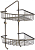 картинка Полка Savol решетка угловая двойная (S-002723C) от магазина Сантехстрой