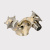 фото daniel miss decora смеситель на биде, с донным клапаном, никель/декор золото