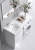 картинка Раковина над стиральной машиной 115х50 см Aqwella Forma FOR.11.04.D-L от магазина Сантехстрой