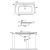 картинка Kerasan Waldorf Раковина керамическая 120х55см, c 1 отверстием под смеситель, белая,  заглушка хром от магазина Сантехстрой