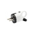 картинка Вилка Евро угловая с з/к 16А с ушком (кольцом) бело-черная REXANT от магазина Сантехстрой