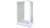 картинка Шторка к душевому углу Верчелли (стекла матовые, профиль белый) (1-09-1-0-0-0121) от магазина Сантехстрой