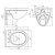 картинка Унитаз подвесной Best Luxe дюропласт микролифт быстросъемное Sanita Luxe от магазина Сантехстрой