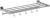 картинка Полка для полотенец 60 см 5 крючков Savol 95 (S-609544) от магазина Сантехстрой