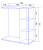 картинка Зеркало-шкаф Loranto Дина 60, 600х700х140 правосторонний, белый (CS00049718) от магазина Сантехстрой