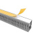 картинка Кабель-канал перфорированный самоклеящийся 25х40 серый (паз 4мм,  зуб 6мм) REXANT от магазина Сантехстрой