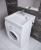картинка Раковина Paulmark Welt 60 PM730431 на стиральную машину Белая от магазина Сантехстрой
