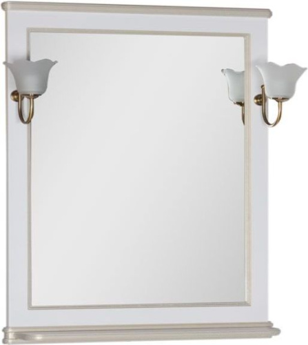 картинка Зеркало Валенса 80 Aquanet 00182650 Белое от магазина Сантехстрой