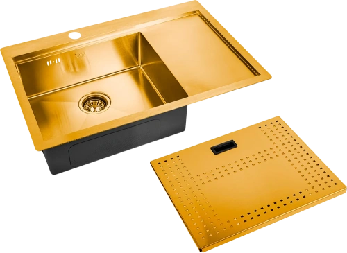 картинка Мойка кухонная Zorg Master N-7852-L Bronze от магазина Сантехстрой