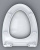 картинка Крышка-сиденье для унитаза Haro Тинд быстросъемное стальное крепление микролифт с эксцентриком, белое (531814) от магазина Сантехстрой