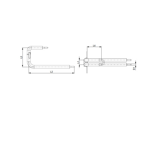 картинка Монтажный узел, TECEflex, для подключения радиатора, из стены , универс.труба 16 от магазина Сантехстрой