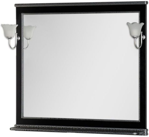 картинка Зеркало Aquanet Валенса 110 00180296 Черное от магазина Сантехстрой