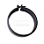 картинка Хомут обжимной (430/0,5 мм / эмаль /600° черная) Ф150 от магазина Сантехстрой
