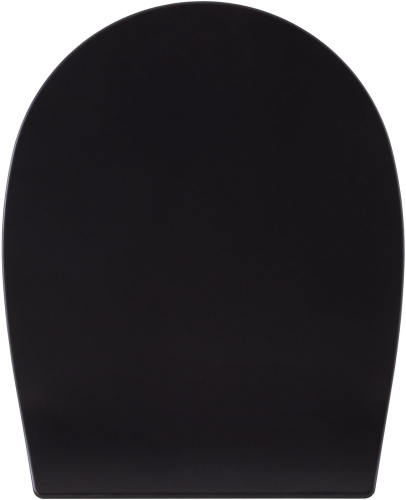 картинка 4.11005.31 FANTASY, Сиденье для унитаза, Smartfix, Soft-Close, дюропласт, черный мат. (269468) от магазина Сантехстрой