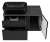 картинка Тумба под раковину Роял - 80 подвесная (черная) от магазина Сантехстрой
