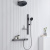 картинка Встроенная душевая система Black & White GH-9025GM от магазина Сантехстрой
