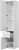картинка Шкаф-пенал для ванной Aquanet Августа 35 L белый (ручки хром) от магазина Сантехстрой