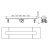 картинка SANIT Крышка Standart 750x70 мм для установки на дренажный канал  (продажа со склада!!!) от магазина Сантехстрой
