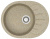 картинка Кухонная мойка AZARIO Light 575х440х215) искусственный мрамор, цвет Песочный (CS00079922) от магазина Сантехстрой