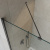 картинка Душевая перегородка универсальная с односторонним входом CEZARES LIBERTA-L-1-TB-100-C-NERO от магазина Сантехстрой
