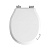 картинка Крышка-сиденье для унитаза Boheme 906-W-CR микролифт, белое, петли хром от магазина Сантехстрой