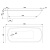 картинка BETTE Form 2020 Ванна 180х80х42 см., с системой антишум, антислип SENSE, цвет белый от магазина Сантехстрой