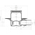 картинка Душевой трап Pestan Confluo Standard 13702562 с двухсторонней решеткой Хром глянцевый / полая под плитку от магазина Сантехстрой
