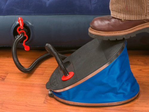 картинка Насос ножной 30см, 5л, шланг с 3-мя насадками от магазина Сантехстрой