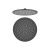 картинка Верхний душ AQUATEK, круглый, 250*7 мм, матовый черный AQ2077MB от магазина Сантехстрой