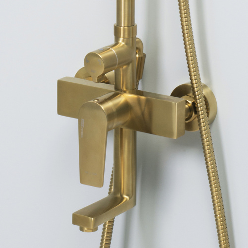 картинка Душевая система WasserKRAFT A155.198.201.BG Золото матовое от магазина Сантехстрой
