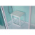 картинка Душевая кабина Orans 90x100 86120s0 с баней профиль Белый задние стенки Белые от магазина Сантехстрой
